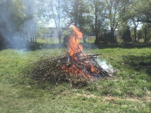 Bilder från arbetsdagen 4e Maj